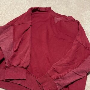 Aerie Women's Deep Red Sweatshirt
